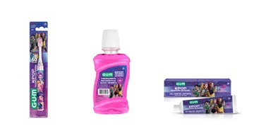 GUM lança linha de higiene bucal infantil Guerreiras do K-pop com escova com LED e gel de uva