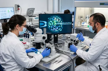 Embriologista continua decisivo para o sucesso da fertilização in vitro