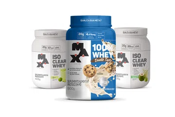 Max Titanium lança quatro novos sabores de whey protein para Iso Clear e Double Tasty