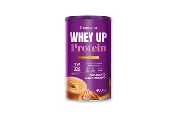 Sanavita inova com Whey Protein 3W de Doce de Leite para atletas e +50 anos por R$ 142,90
